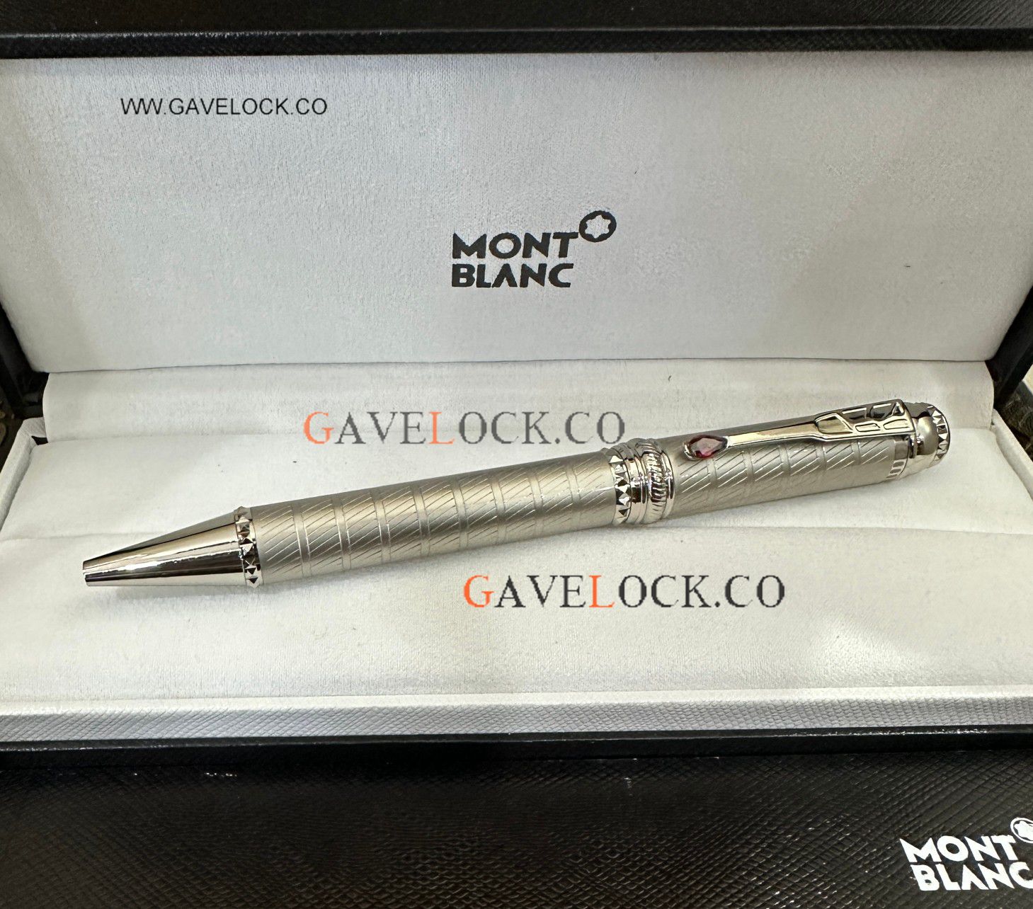 Replicas Scipione Borghese MontBlanc Silver Ballpoint Pen